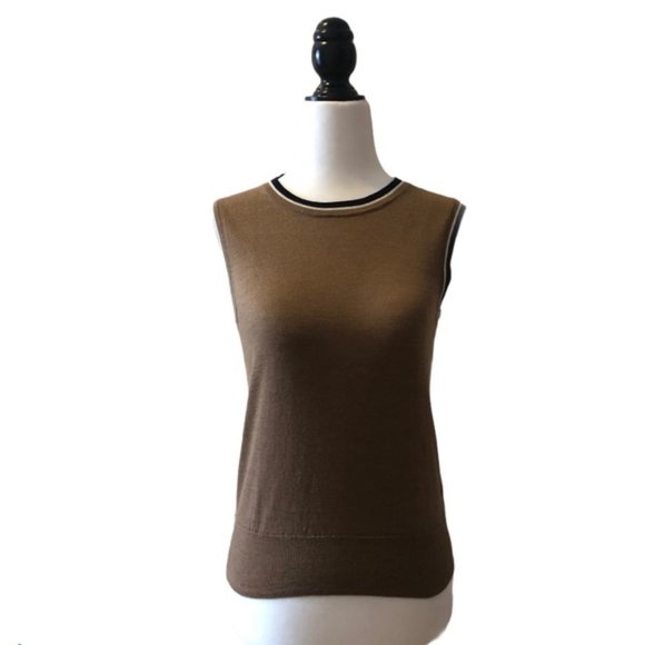 J. CREW Jacki tipped shell - Picture 2 of 5